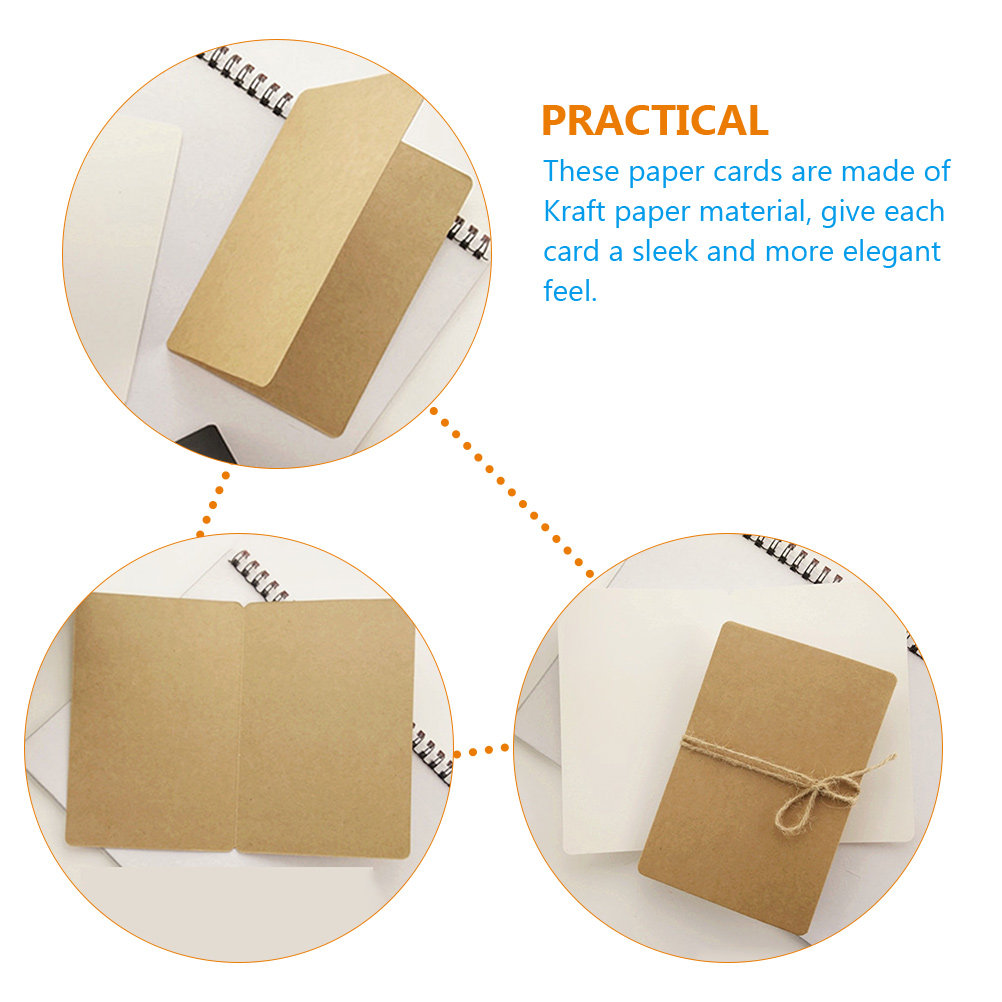 20Pcs Rustic Blank Cards Kraft - Papercraft Supply Invitation review and price