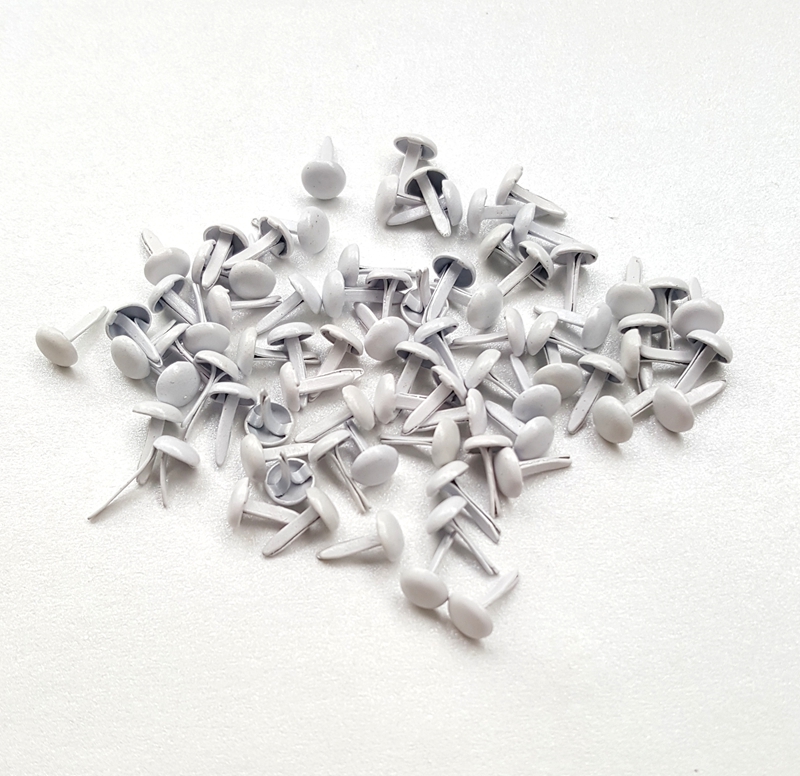 500pcs 5mm White Metal Brads f - Papercraft Supply Invitation review and price